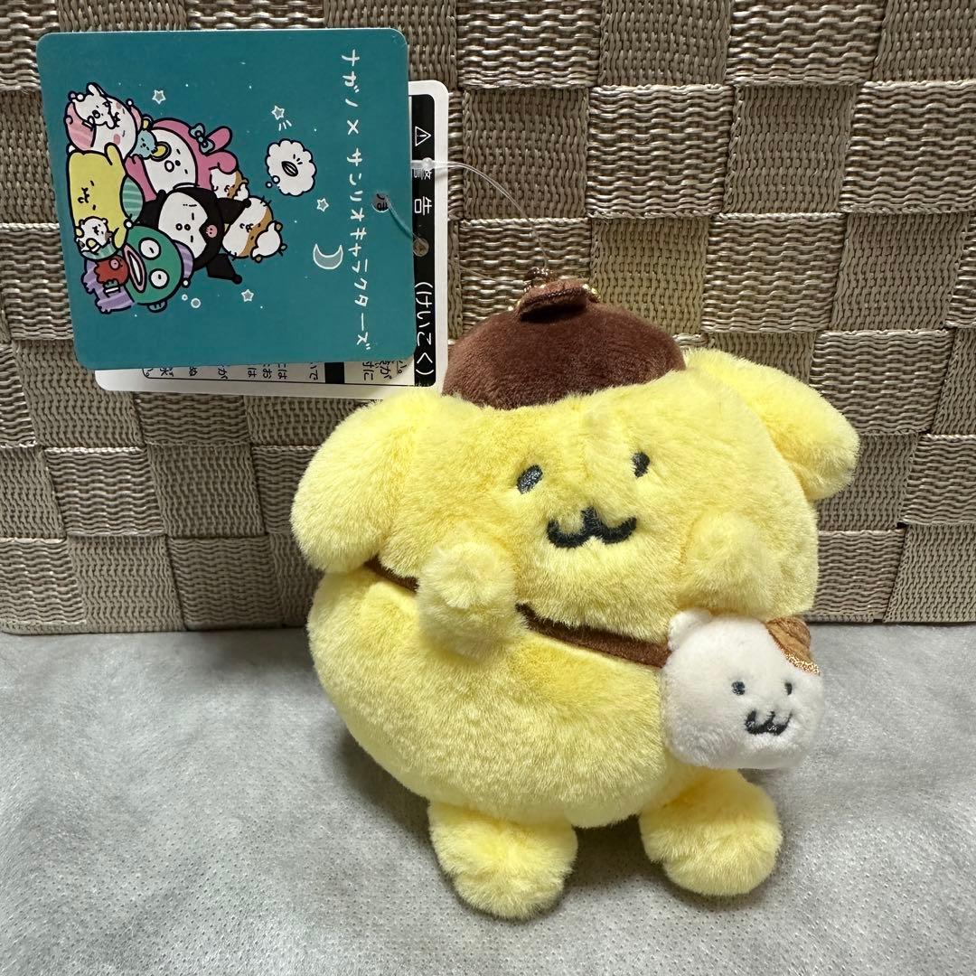 ナガノ×サンリオ　ポムポムプリン　おともだちコーデマスコット