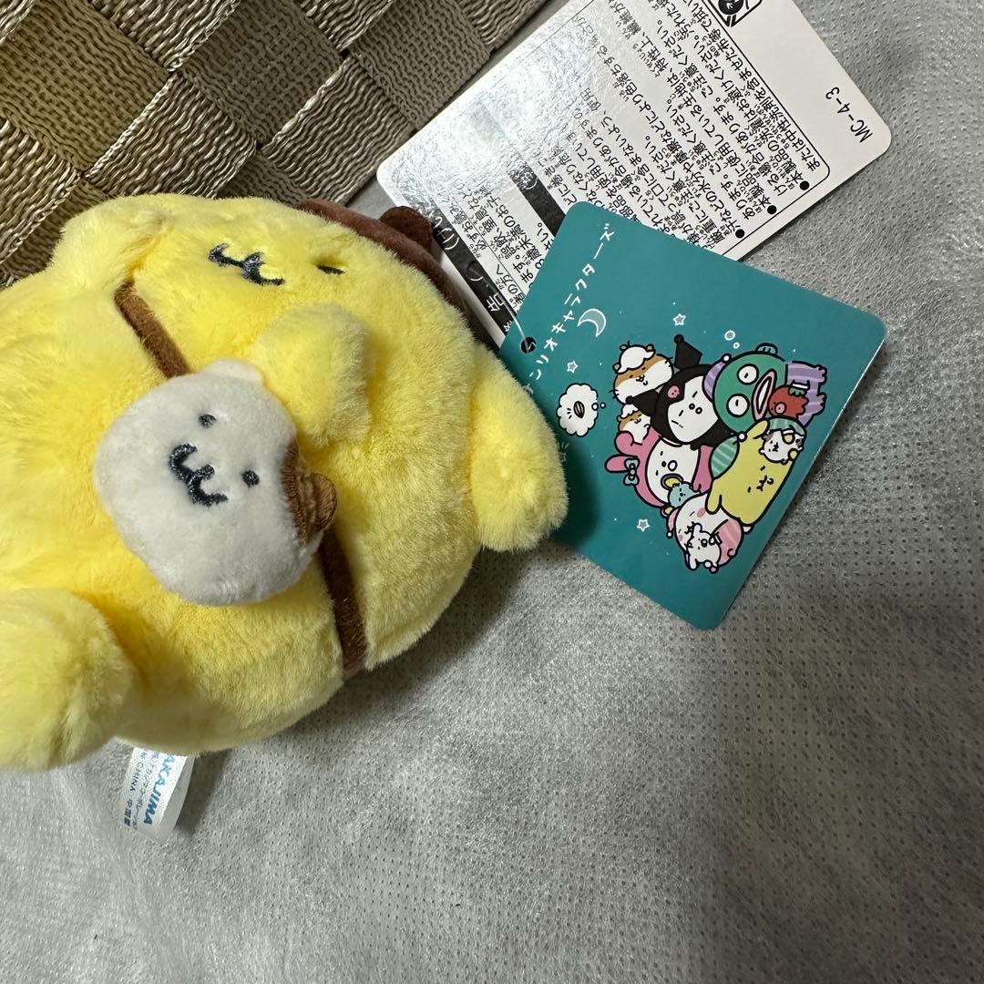 ナガノ×サンリオ　ポムポムプリン　おともだちコーデマスコット