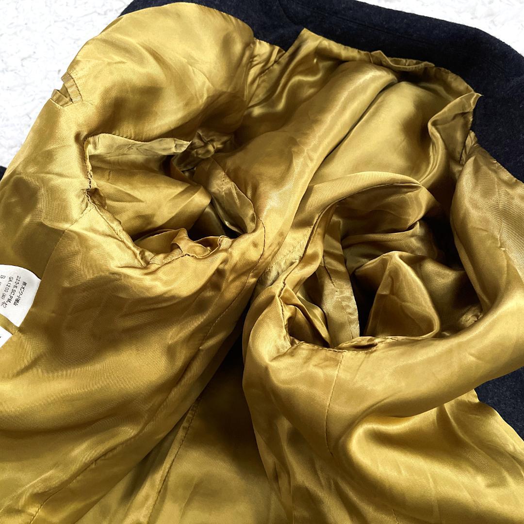 ひ*り様 未使用級✨ Paul Smith ウールコート 42 イタリア生地 ネ