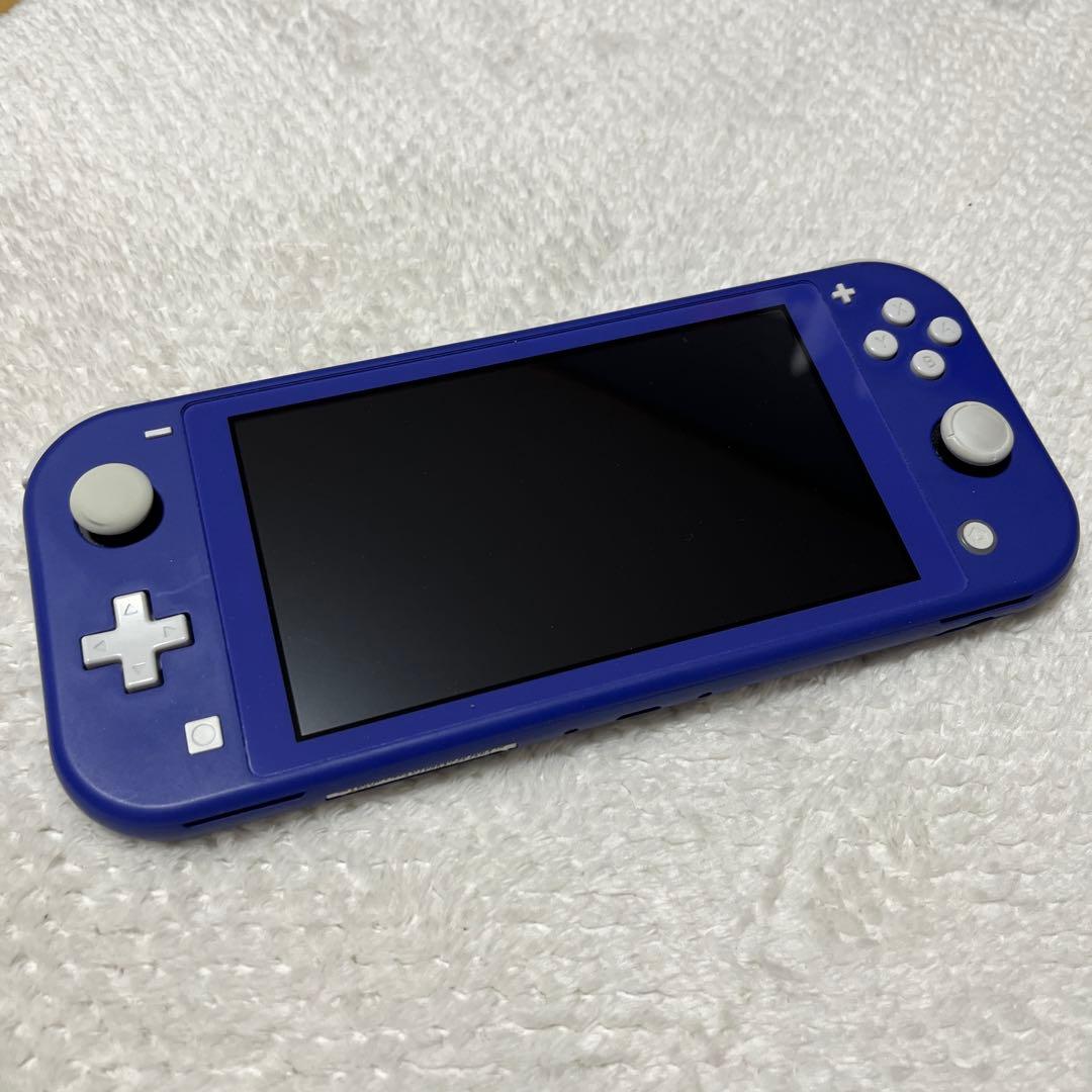 ●ジャンク品● ニンテンドースイッチライト　ブルー　画面に線有り