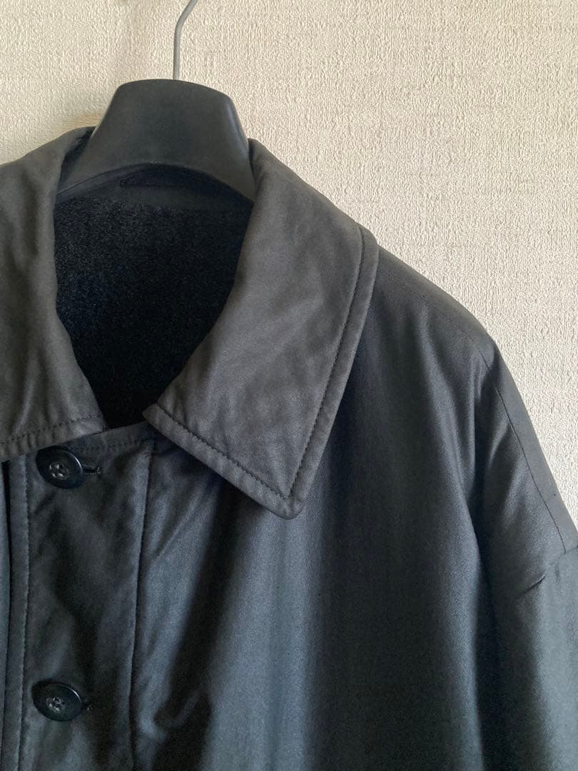 90s junmen コーティングコート ブラック