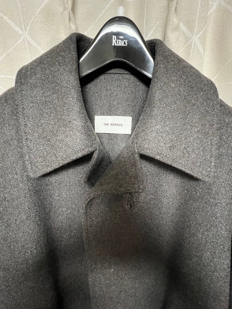 THE RERACS バルカラーコート(グレー)