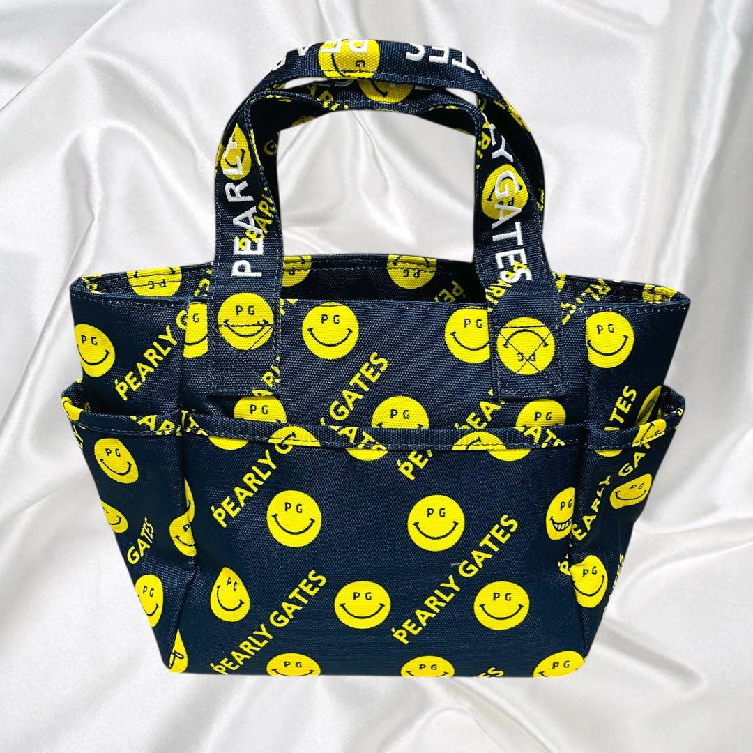【PEARY GATES】美品パーリーゲイツ カートバッグ スマイル ニコちゃん