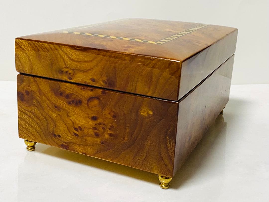 【 希少 】REUGE ダンシングカップルオルゴール付き ジュエリーボックス