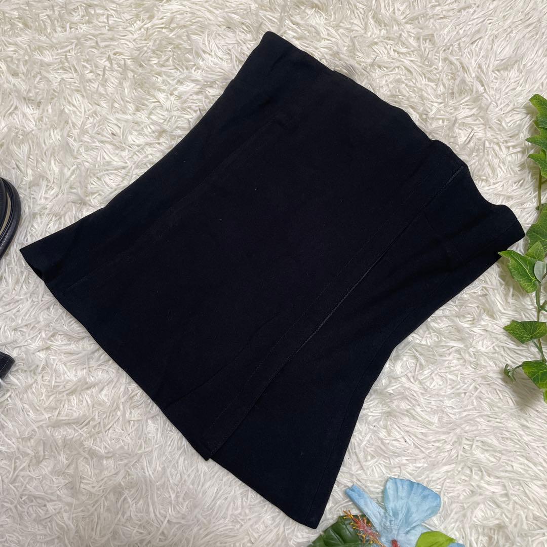 極美品　ドルチェアンドガッバーナ　S チューブトップ　黒　イタリー製　26/40