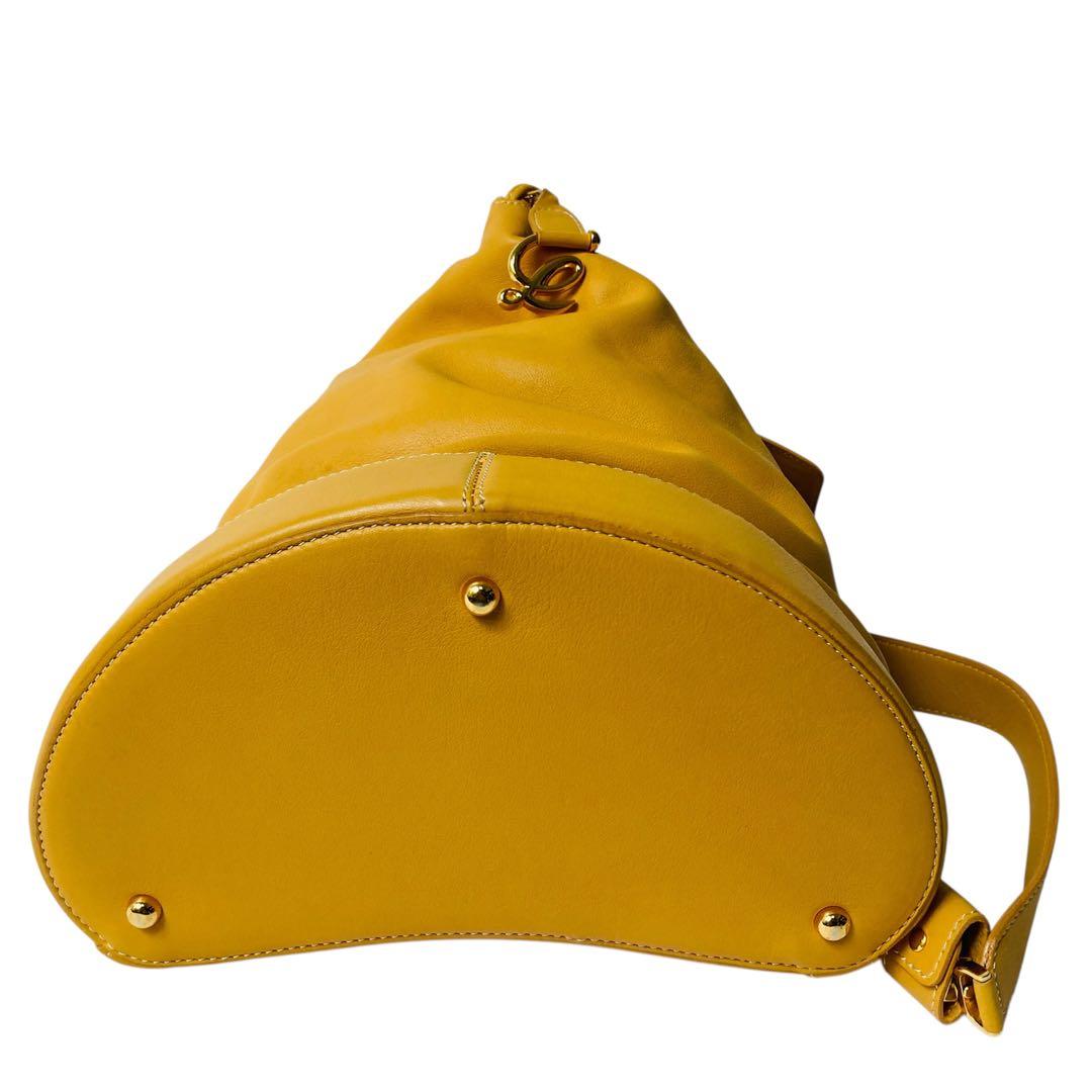 ケ*ン様 LOEWE ロエベ アントン ワンショルダーバッグ マスタード