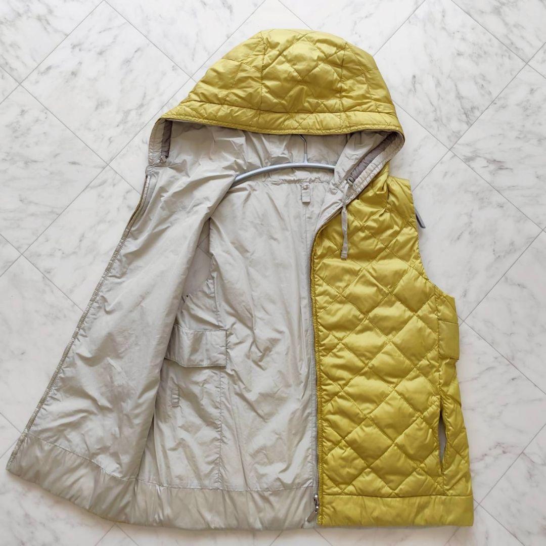 S Max Mara ダブルフェイス リバーシブル ダウン ベスト ジレ 44