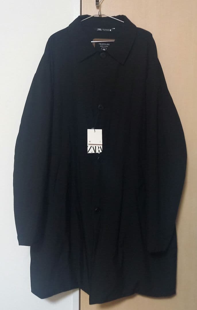 ZARA＊パデットステンカラーコートXLサイズ　新品タグ付　中綿入