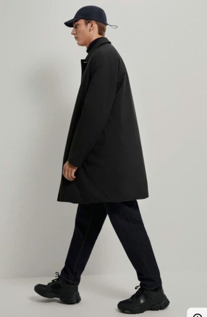 ZARA＊パデットステンカラーコートXLサイズ　新品タグ付　中綿入