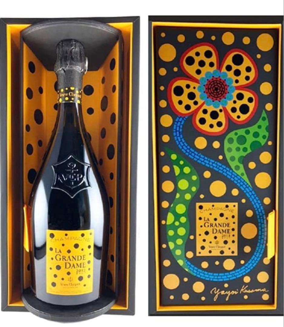 箱付 草間彌生 × ヴーヴ・クリコ ラ・グランダム 2012 シャンパン