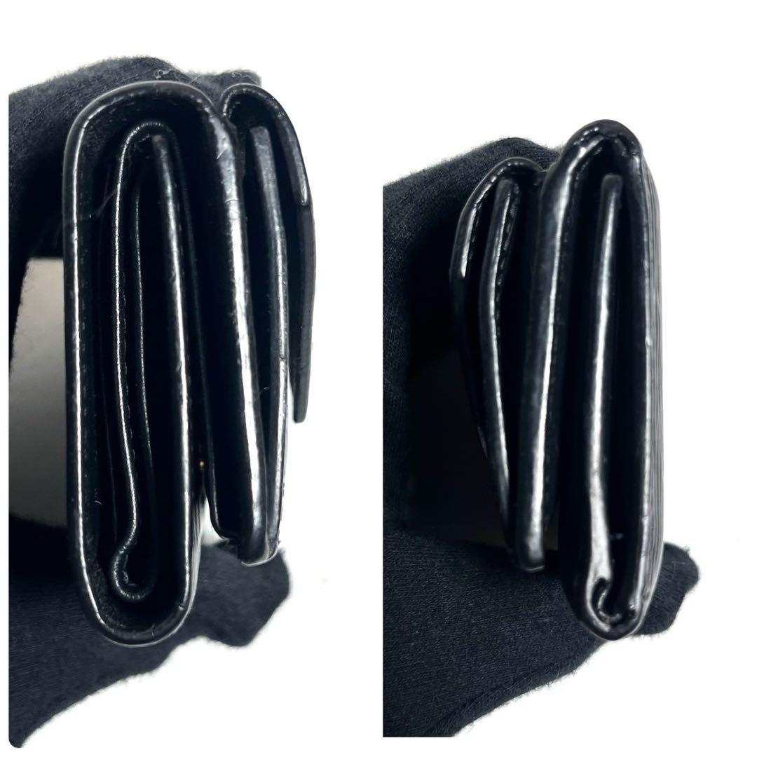 【極美品✨】プラダ 財布 三つ折り財布 ミニ ヴィッテロムーブ1MH021 黒色