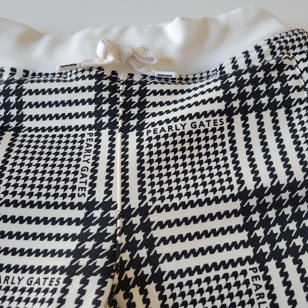 PEARLY GATES チェック柄フード付きセーター