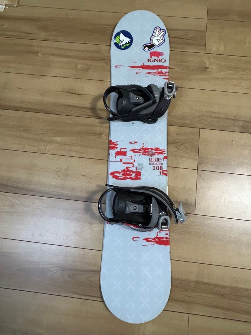 IGNIO 108センチ　スノーボード ビンディング付き　イグニオ