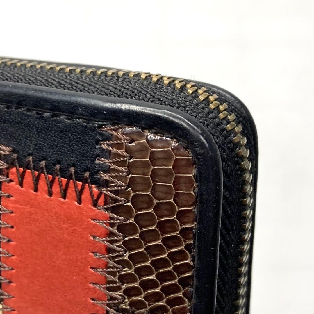 美品✨glamb Gaudy zip wallet マルチカラー コラボ 長財布