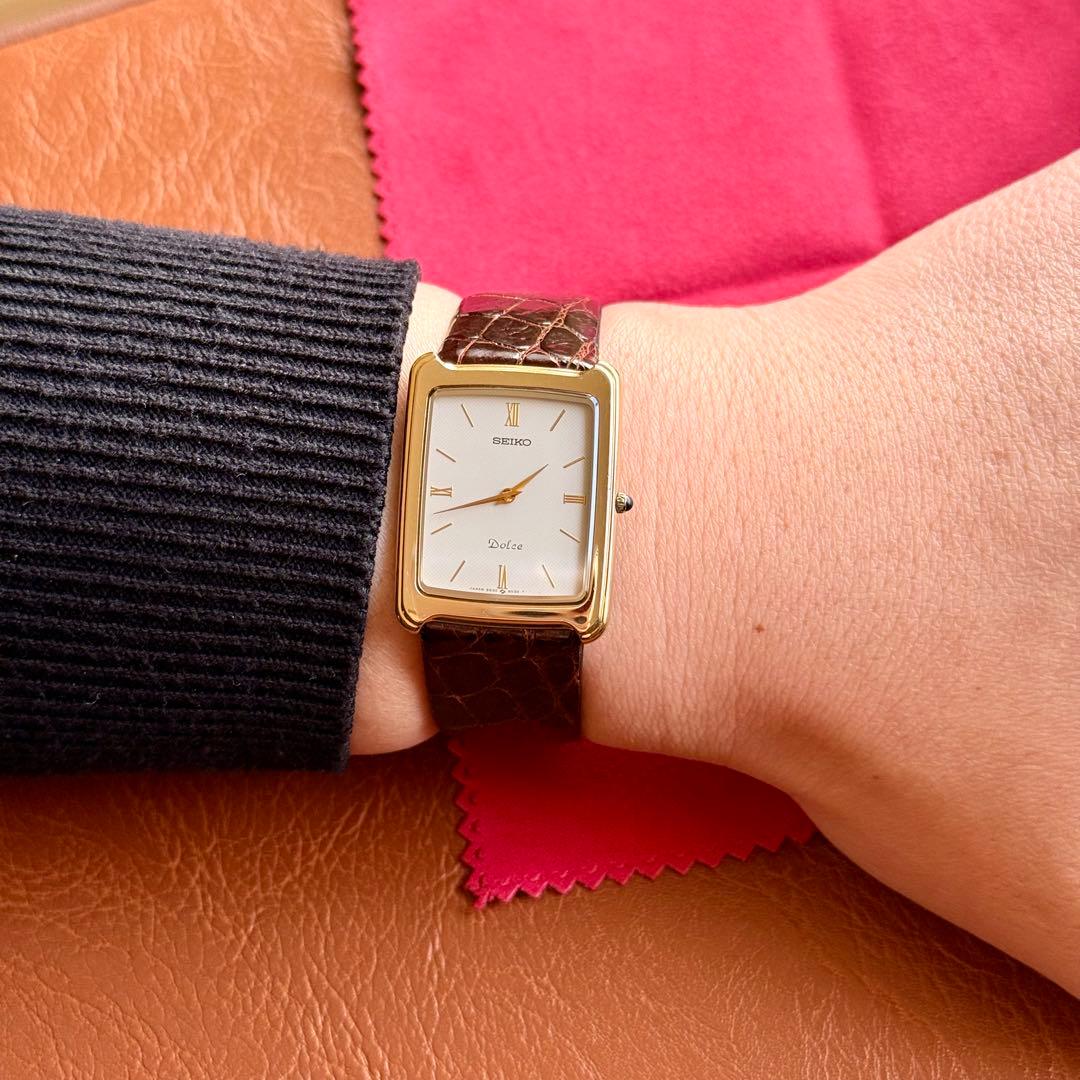 ヴィンテージ SEIKO 9530-5020 白文字盤 ローマ数字 1986年
