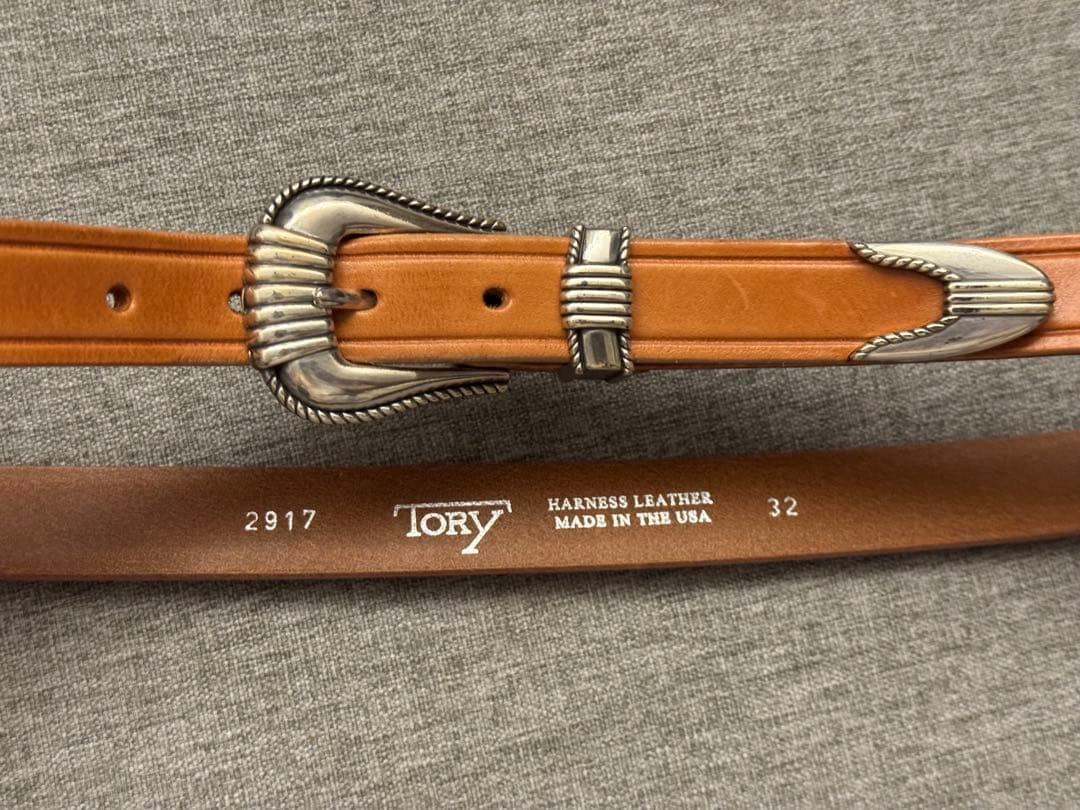 極美品 TORY LEATHER / 1 Creased Belt 32