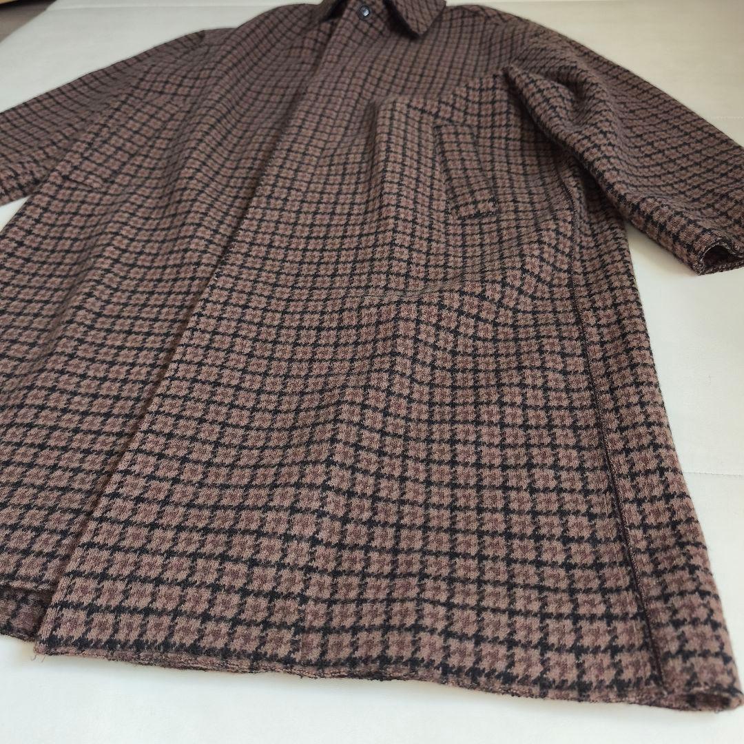 【美品】YOKE DOUBLE JACQUARD BALCOLLAR COAT