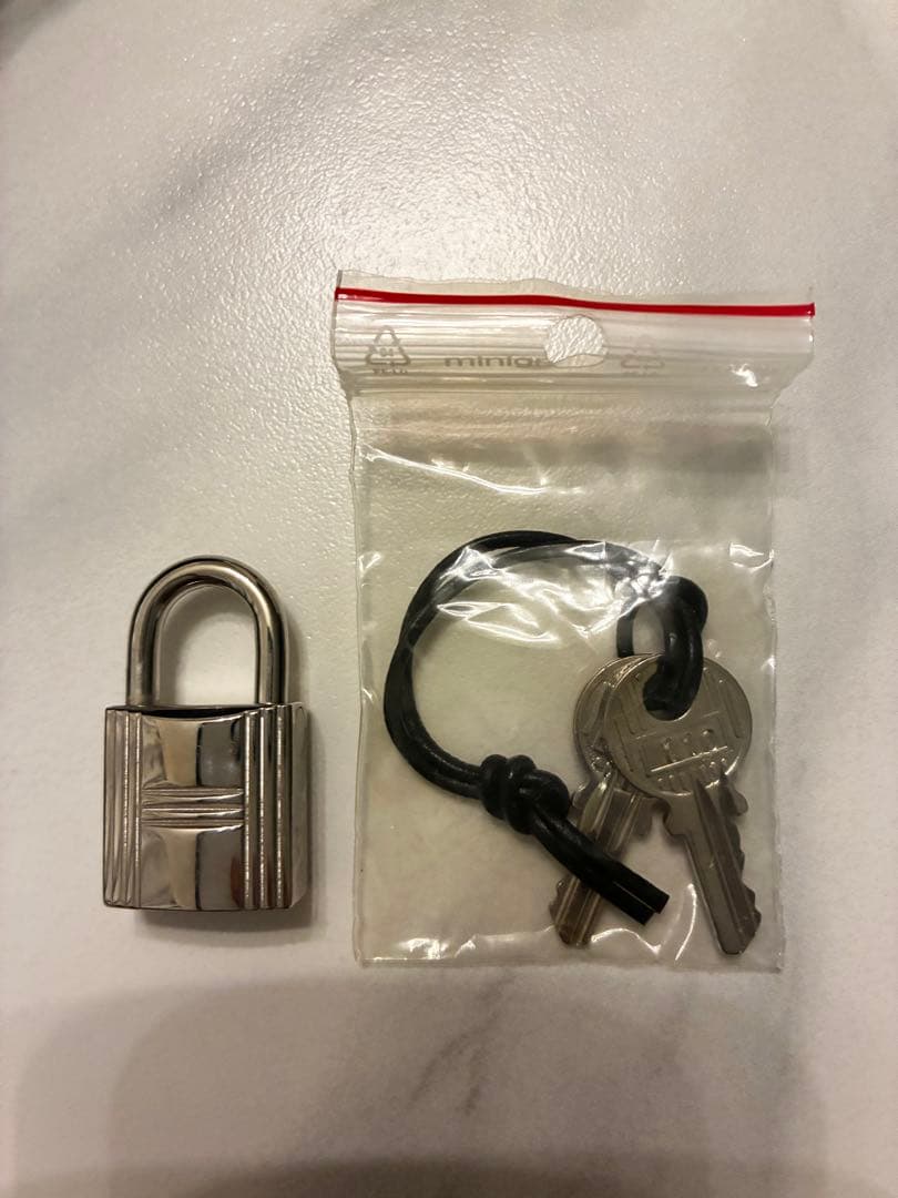 【南京錠付き】美品　エルメス　トートバック　キャンバス