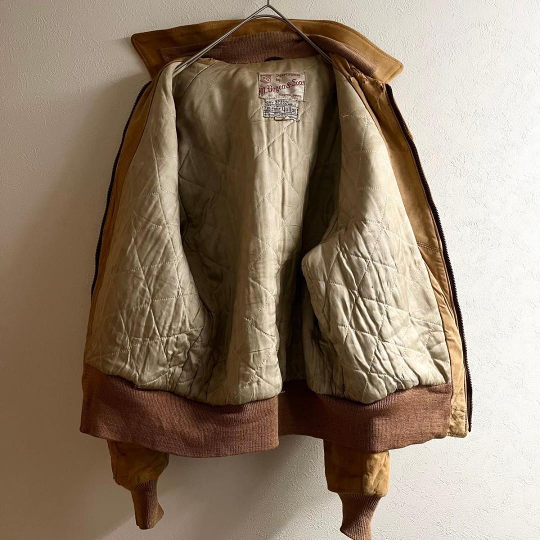 50s-60s M.Bogen スエードスポーツジャケット CONMATIC