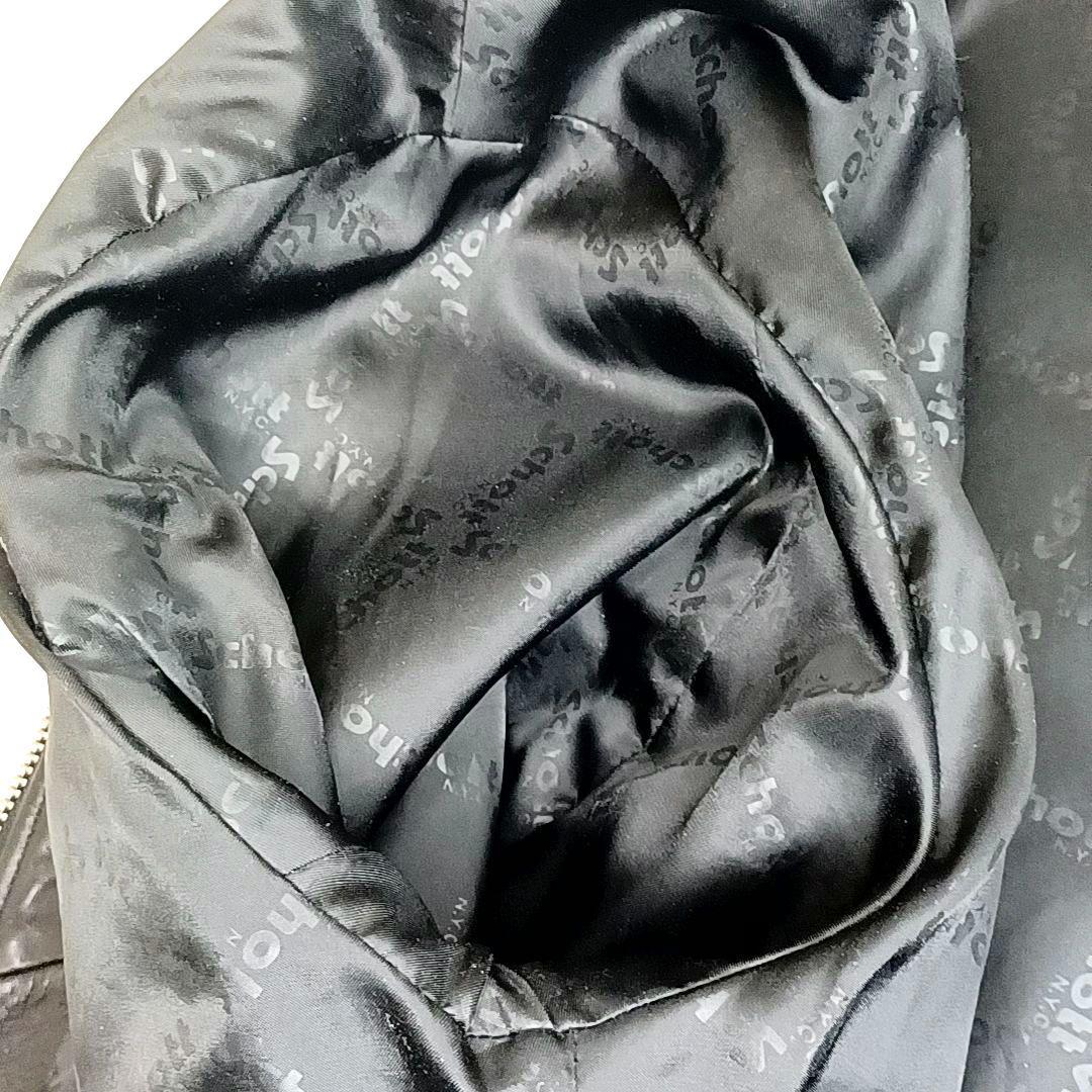 美品★SCHOTT　ショット　BOWERY　バワリー　レザージャケット　ブラック