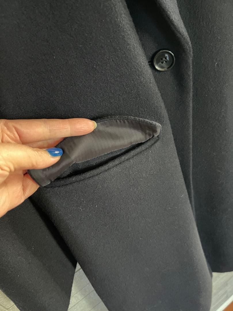 【専用】THEORY LUXE ウールチェスターコート ネイビー