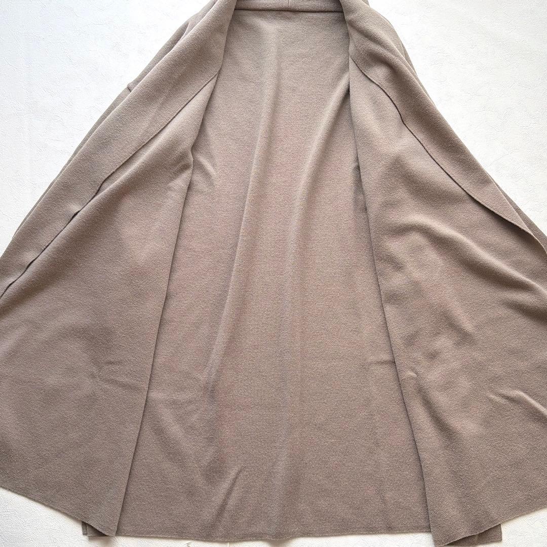 ドゥーズィエムクラス ウール スムースニットガウンコート F 日本製