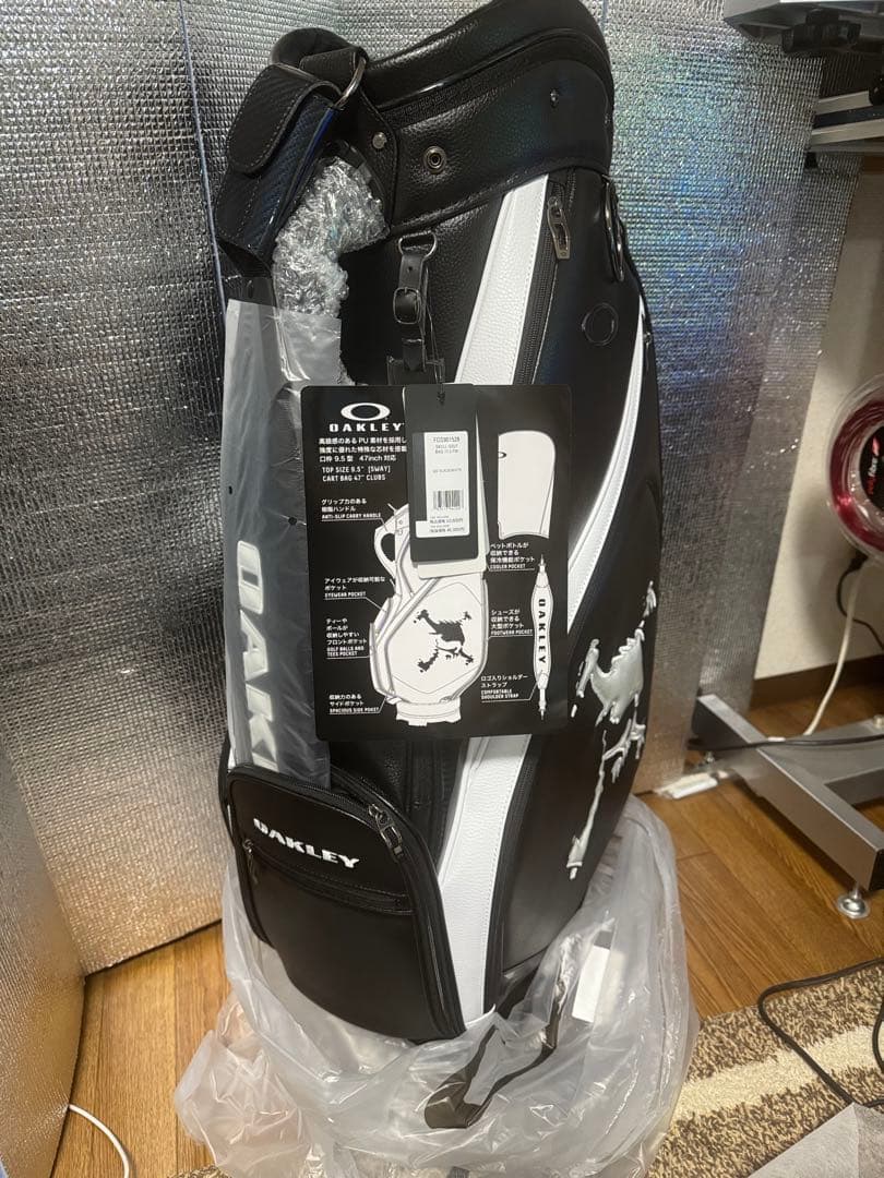 Oakley キャディバッグ ブラック/ホワイト