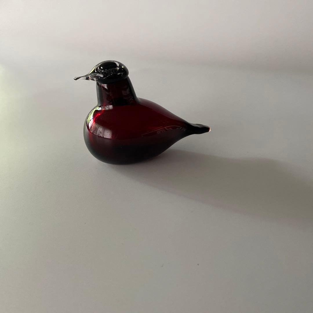 希少 廃盤 レッド 【 イッタラ】オイバ・トイッカ バードシリーズ