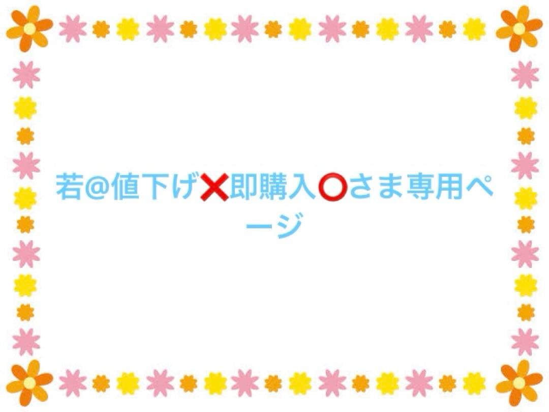 若@値下げ❌即購入⭕さま専用ページ