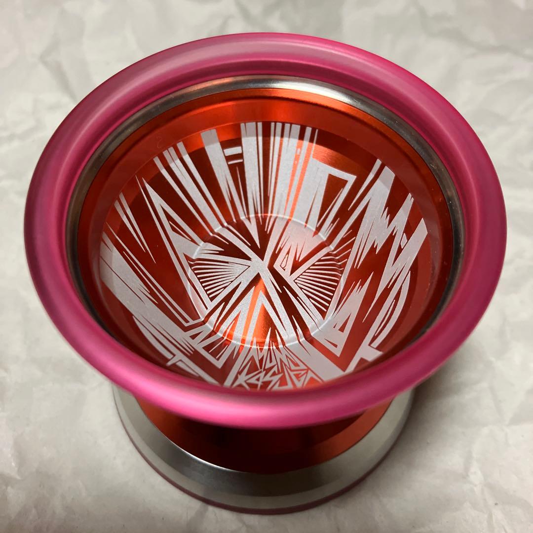 ヨーヨーリクリエーション　サベージ　ロゴあり　オレンジピンクリム