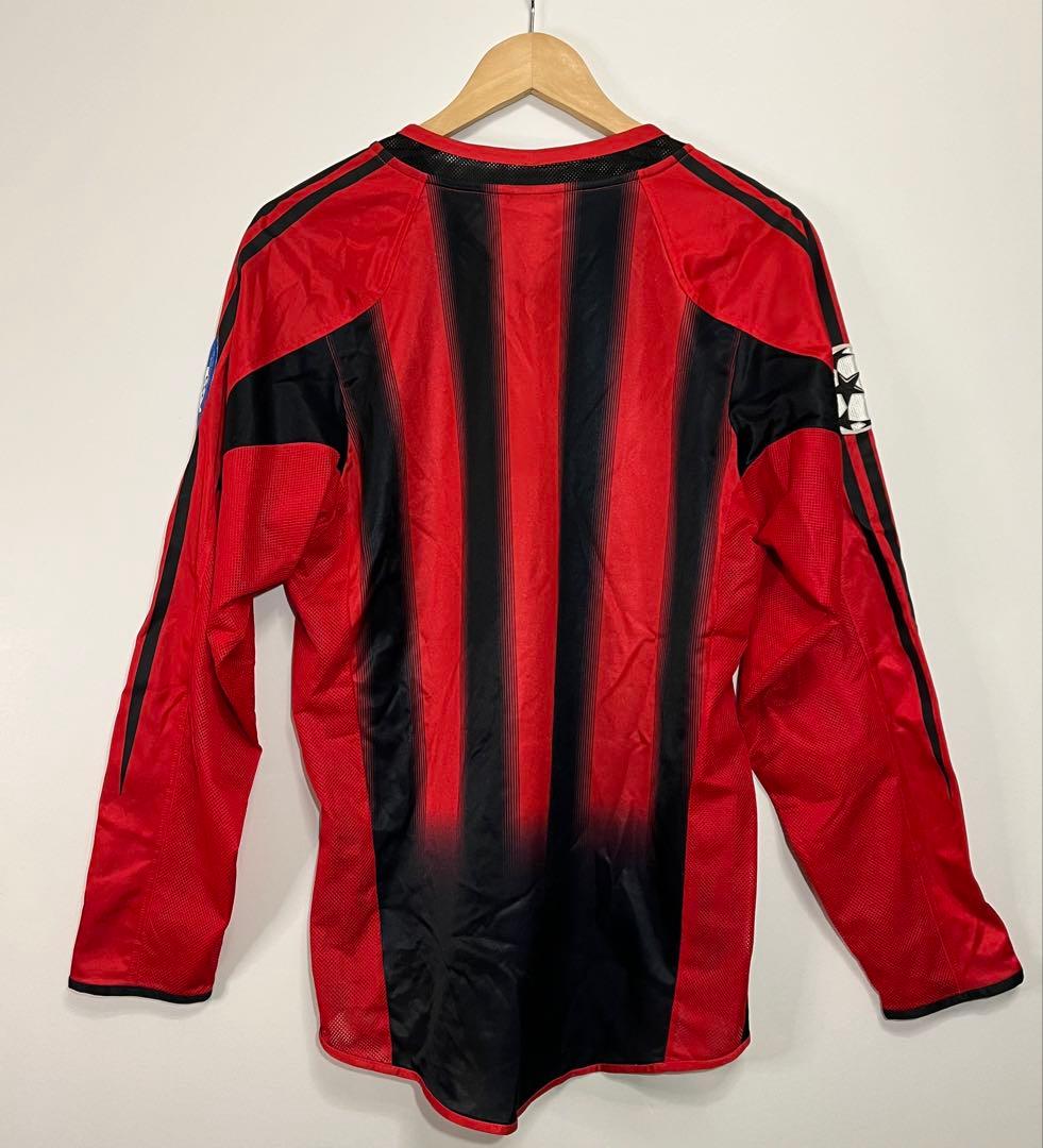 adidas (アディダス) AC Milan 04-05 長袖シャツ Mサイズ