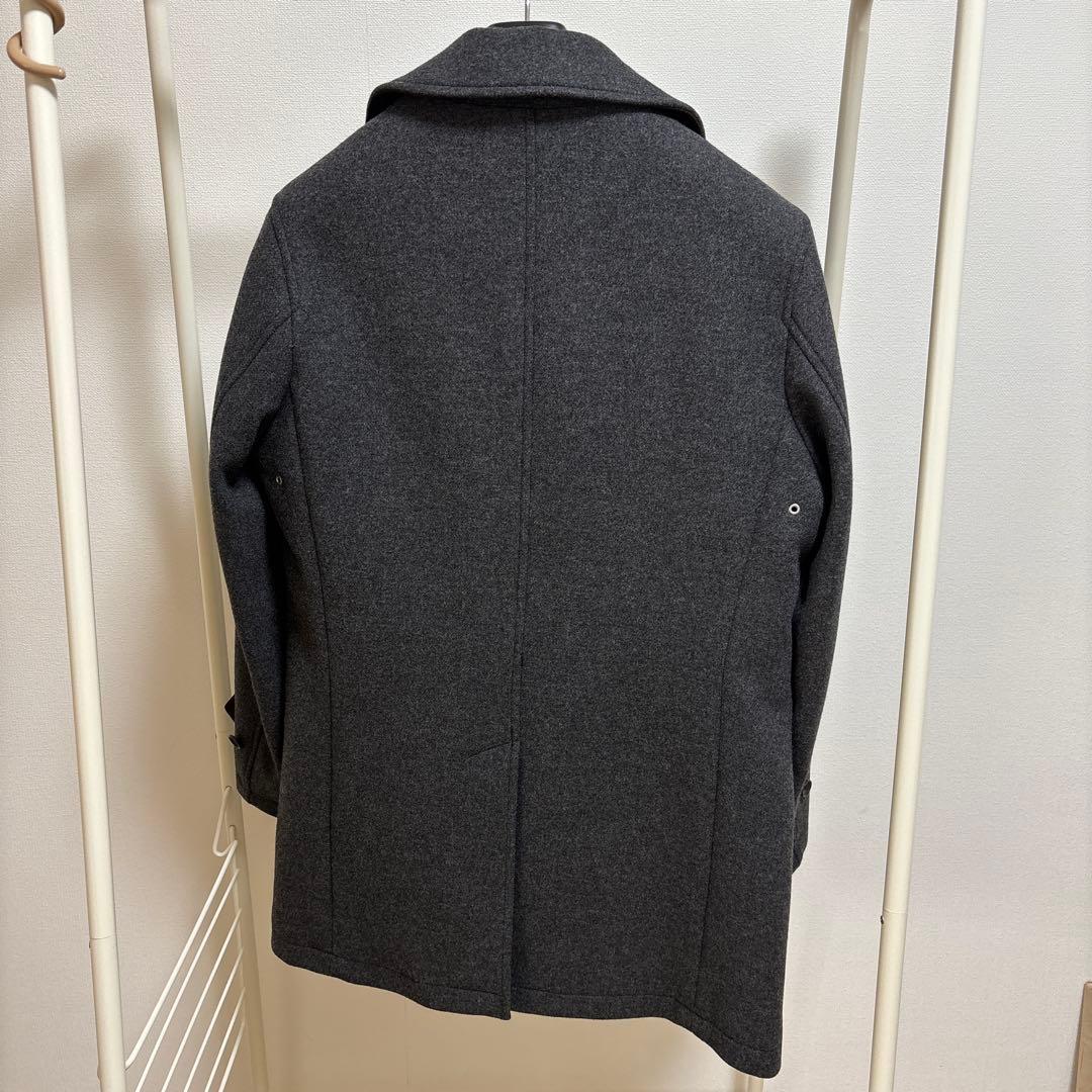 SHIPS ウールコート グレー　super140's