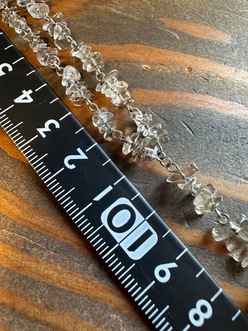 【ハンドメイド 】願いを叶えるラブラドライト &ガーデンクォーツルチルネックレス