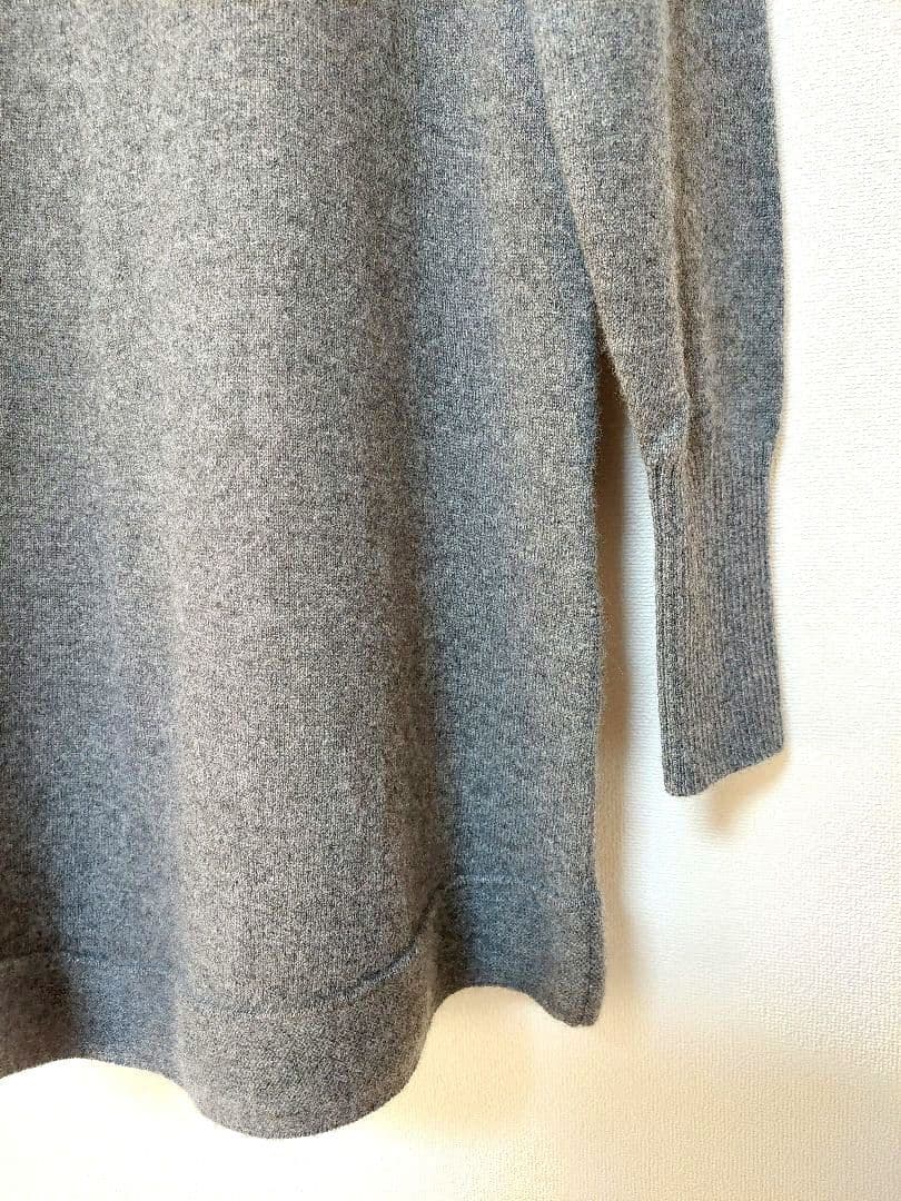 セオリーリュクス　カシミヤ100％ハイネック ニットチュニック　38 極美品✨
