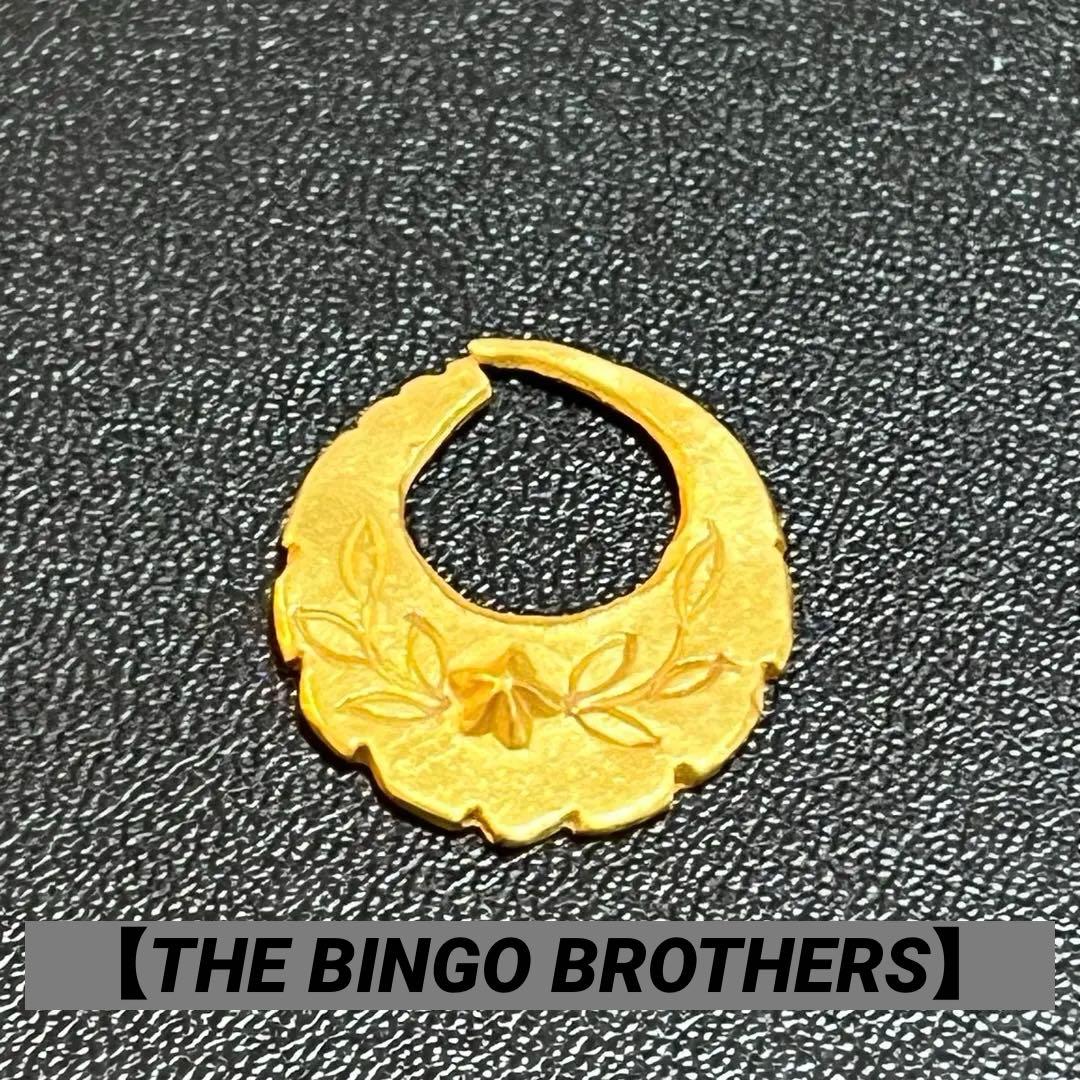富*虎様 ビンゴブラザーズ　24Kピアス 星×月桂樹 右耳 ゴールド　岩本照Sn