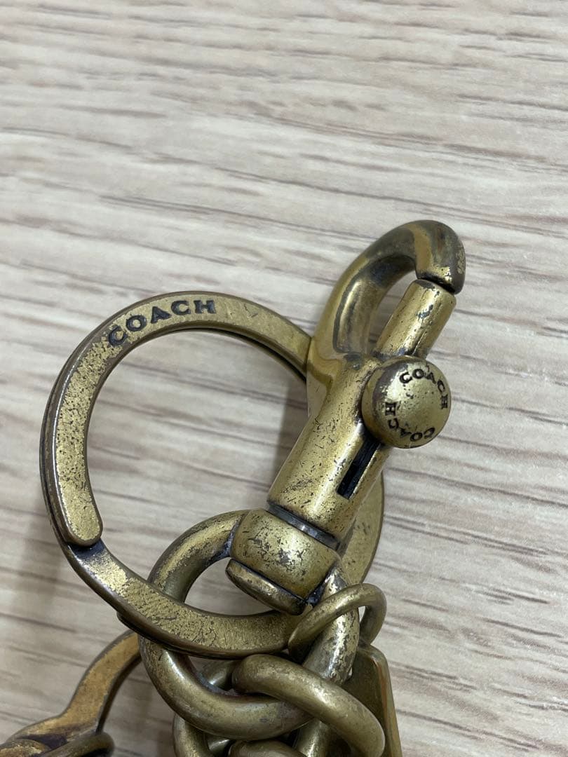 【COACH】 スケルタル キャット キーリング バッグ チャーム