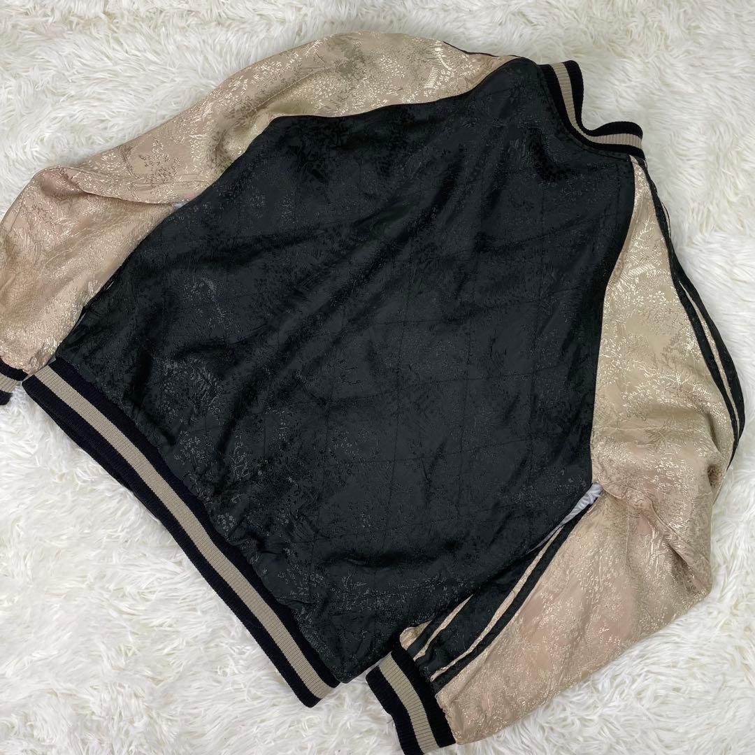 花旅楽団 SCRIPT スクリプト スカジャン リバーシブル 刺繍 和柄