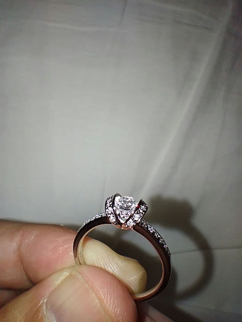 リボン　SILVERリング