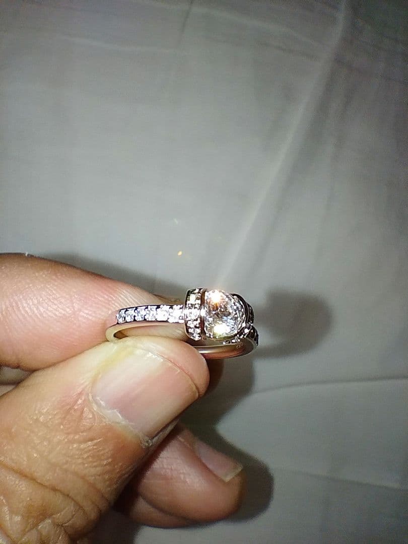 リボン　SILVERリング