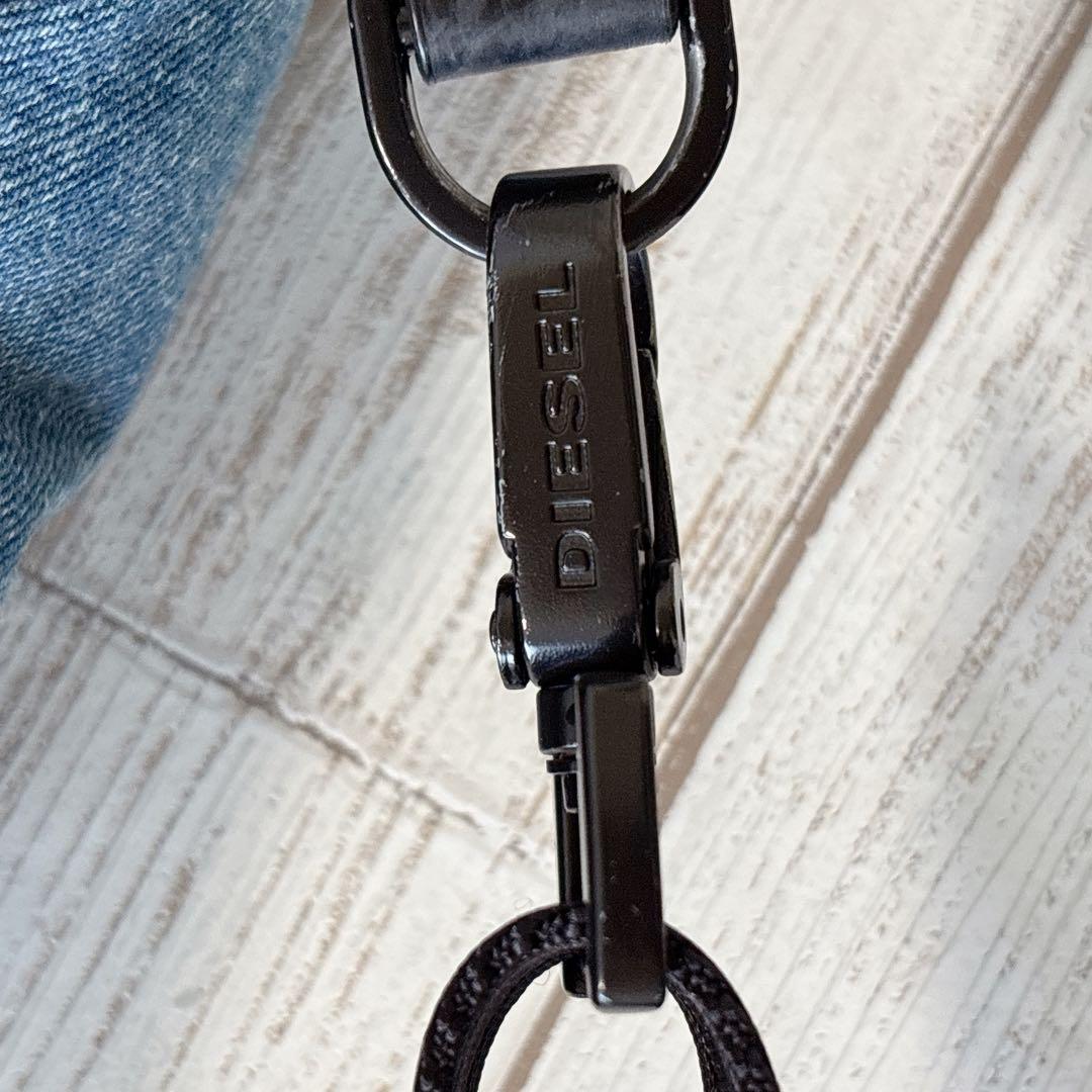 美品✨DIESEL ディーゼル デニム キャンパス レザー ボディーバッグ 希少