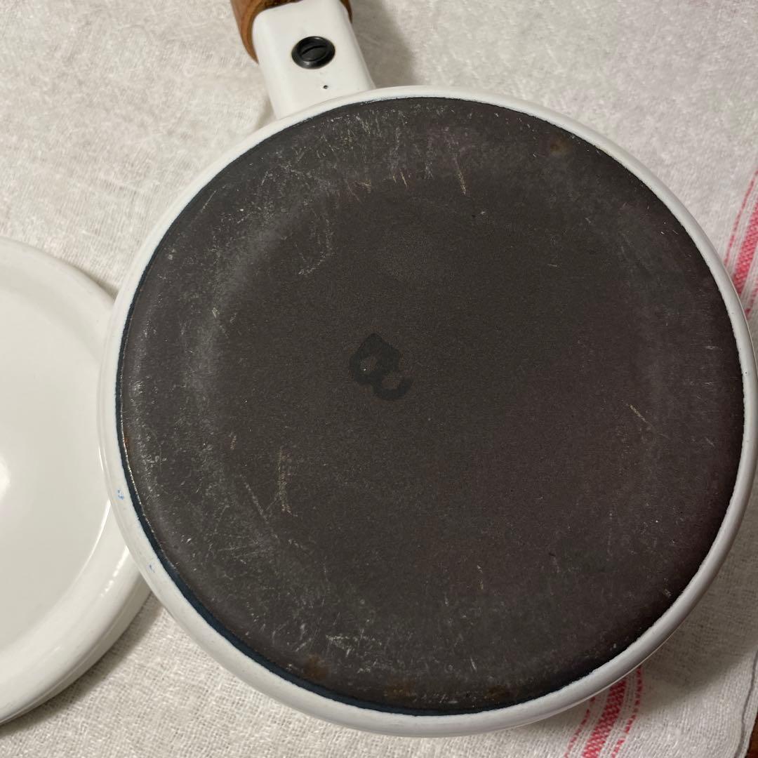 ARABIA Finel ホーロー 片手鍋ミルクパン 木製ハンドル フィンランド