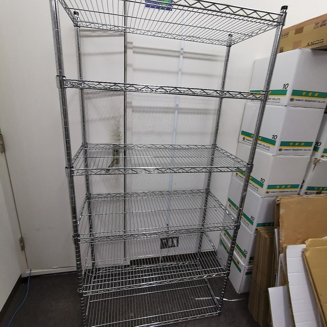 幅90cm　スチールラック 5段 シルバー