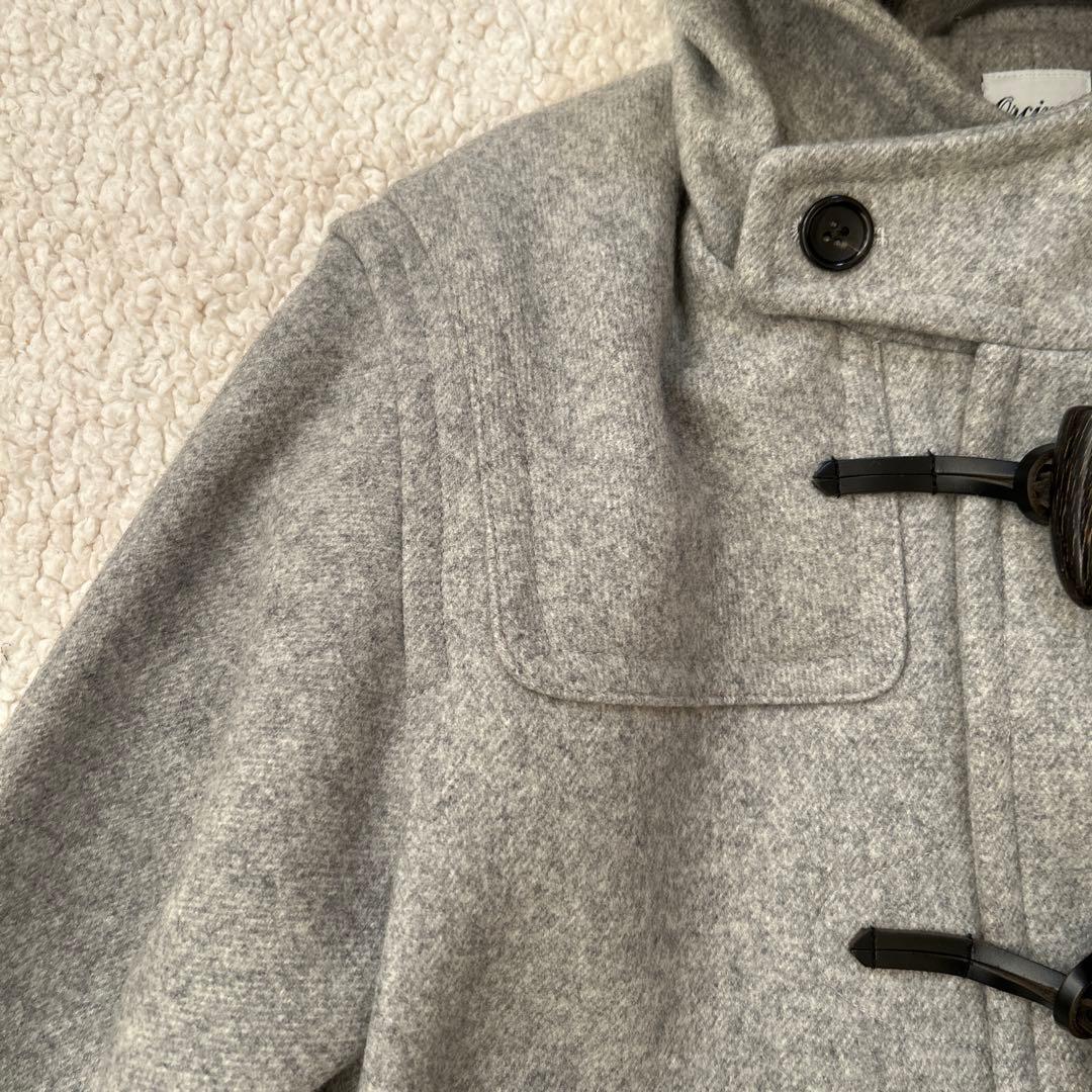未使用オーシバルORCIVA ダッフルコート　グレー　ウール　サイズ1(M)