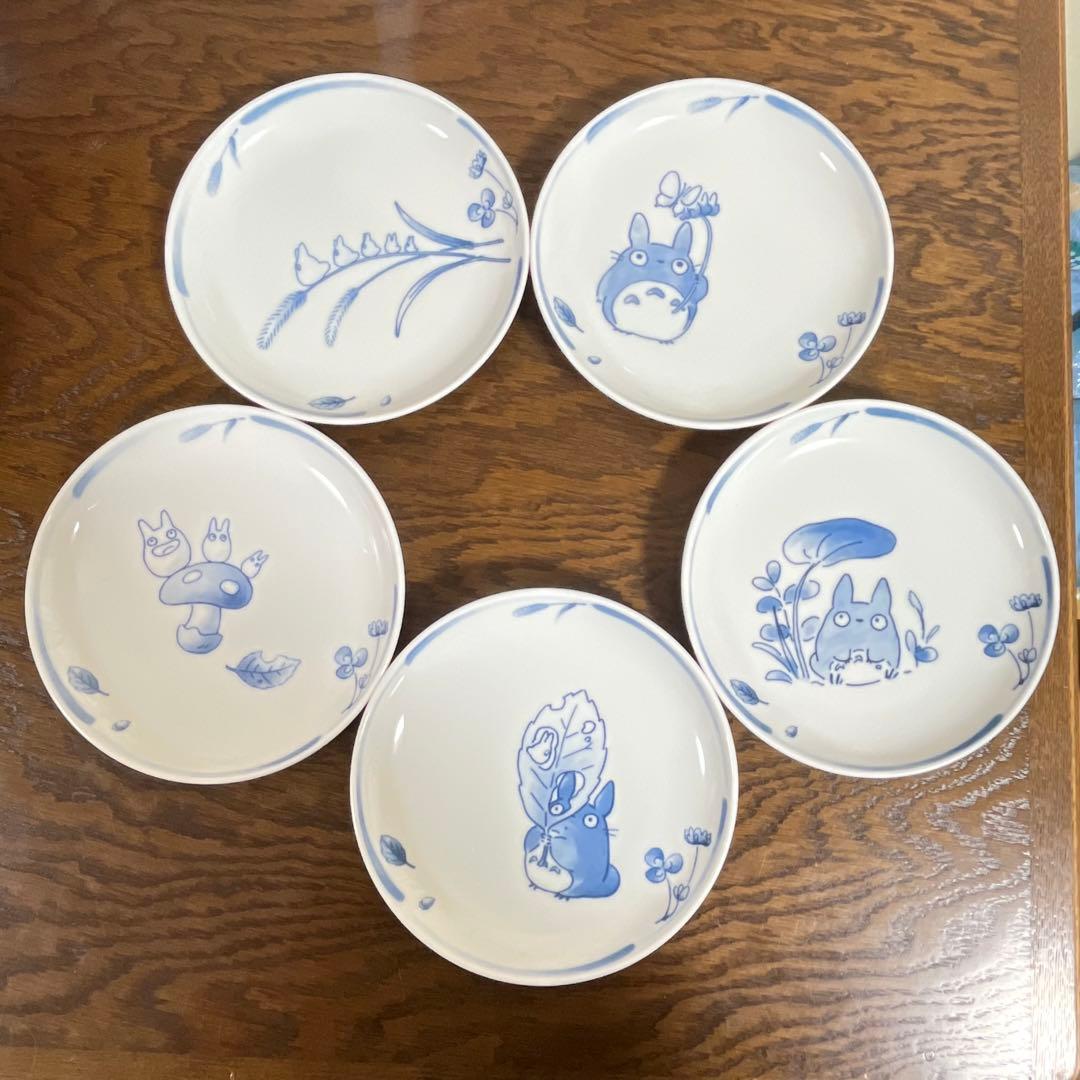 新品未使用　箱入り　トトロ　ノリタケ　スタジオジブリ　銘々皿　5枚　二馬力　取皿