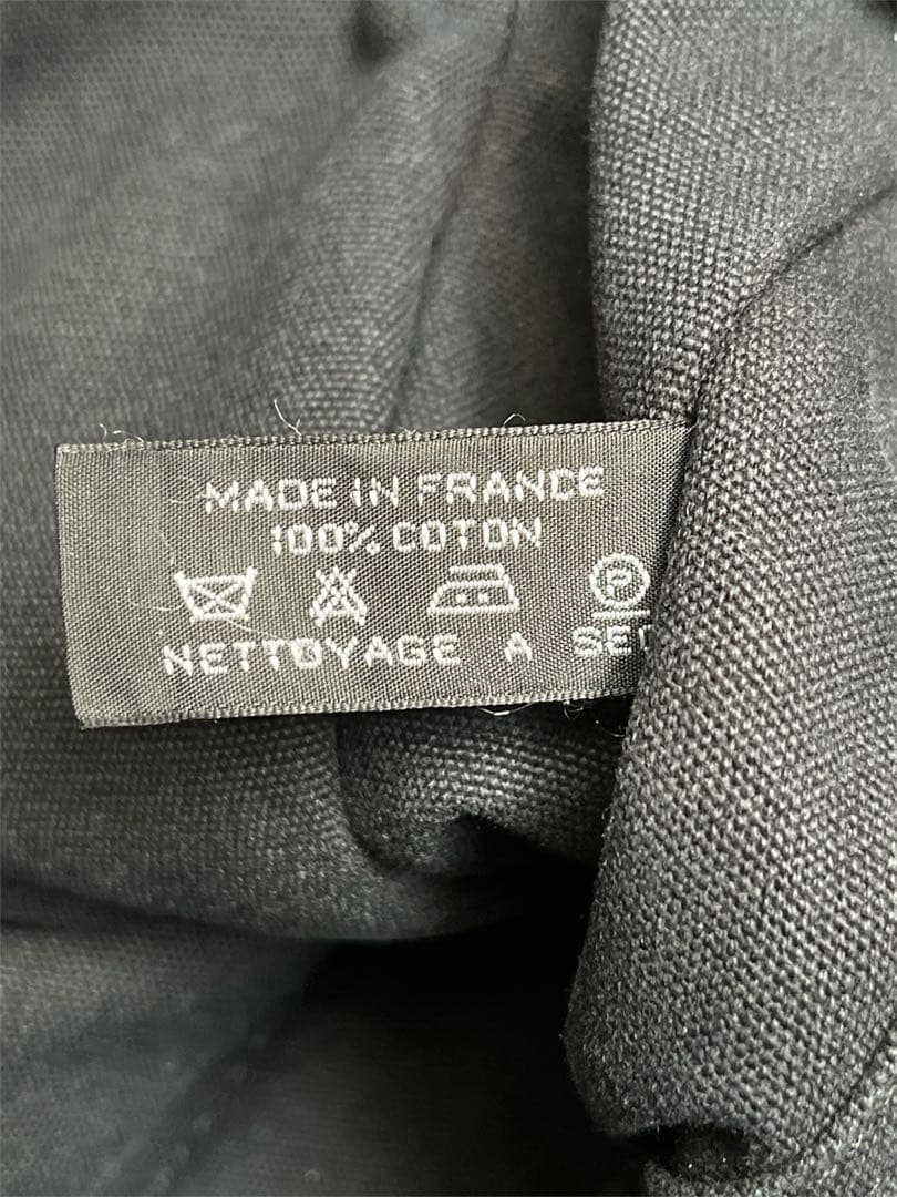 HERMES エルメス ドーヴィルMM トートバッグ キャンバス ネイビー 正規