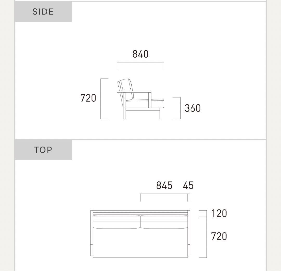 FLANNEL SOFA フランネルソファ3人掛け
