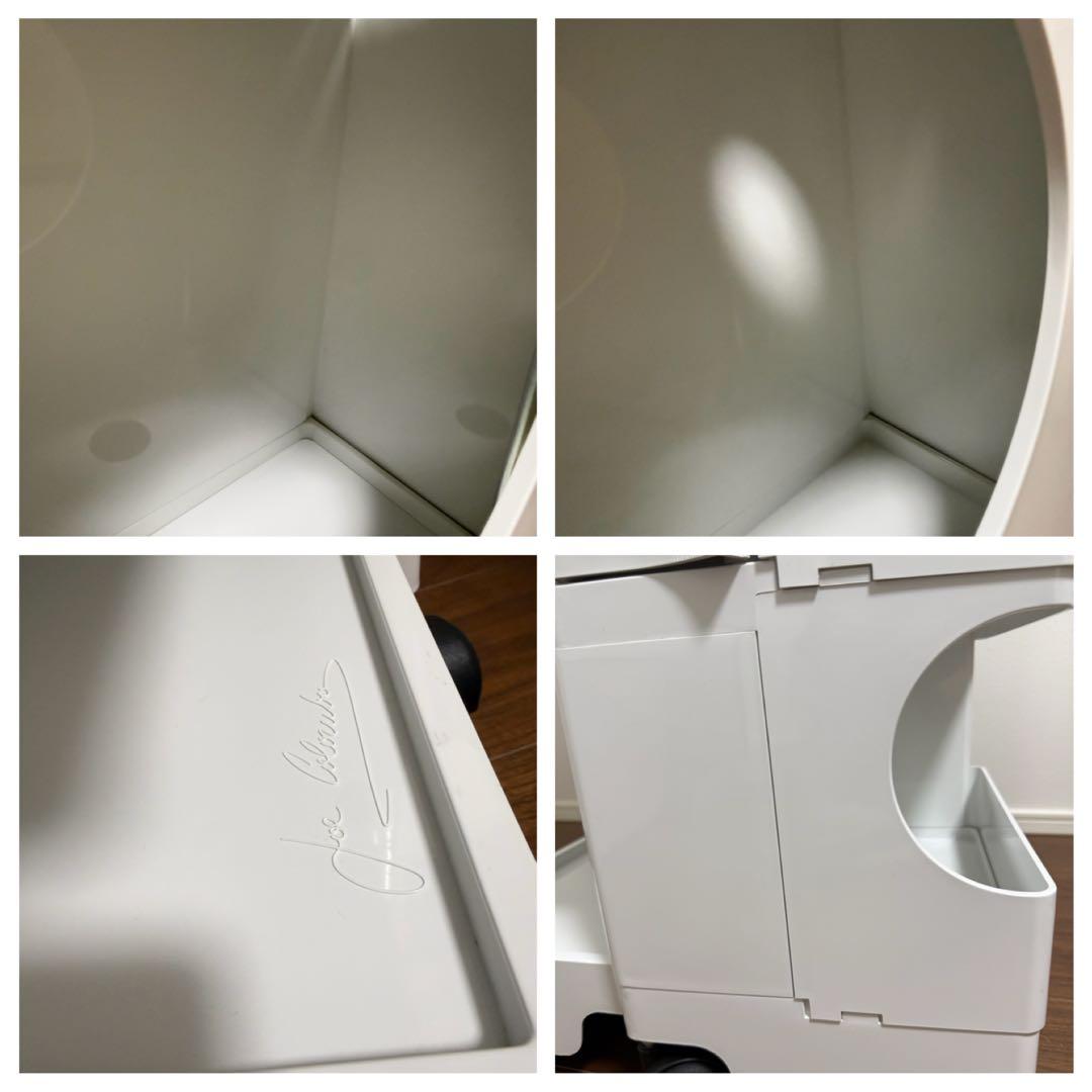 正規品 ジョエ・コロンボ　ボビーワゴン 3段5トレイ ホワイト