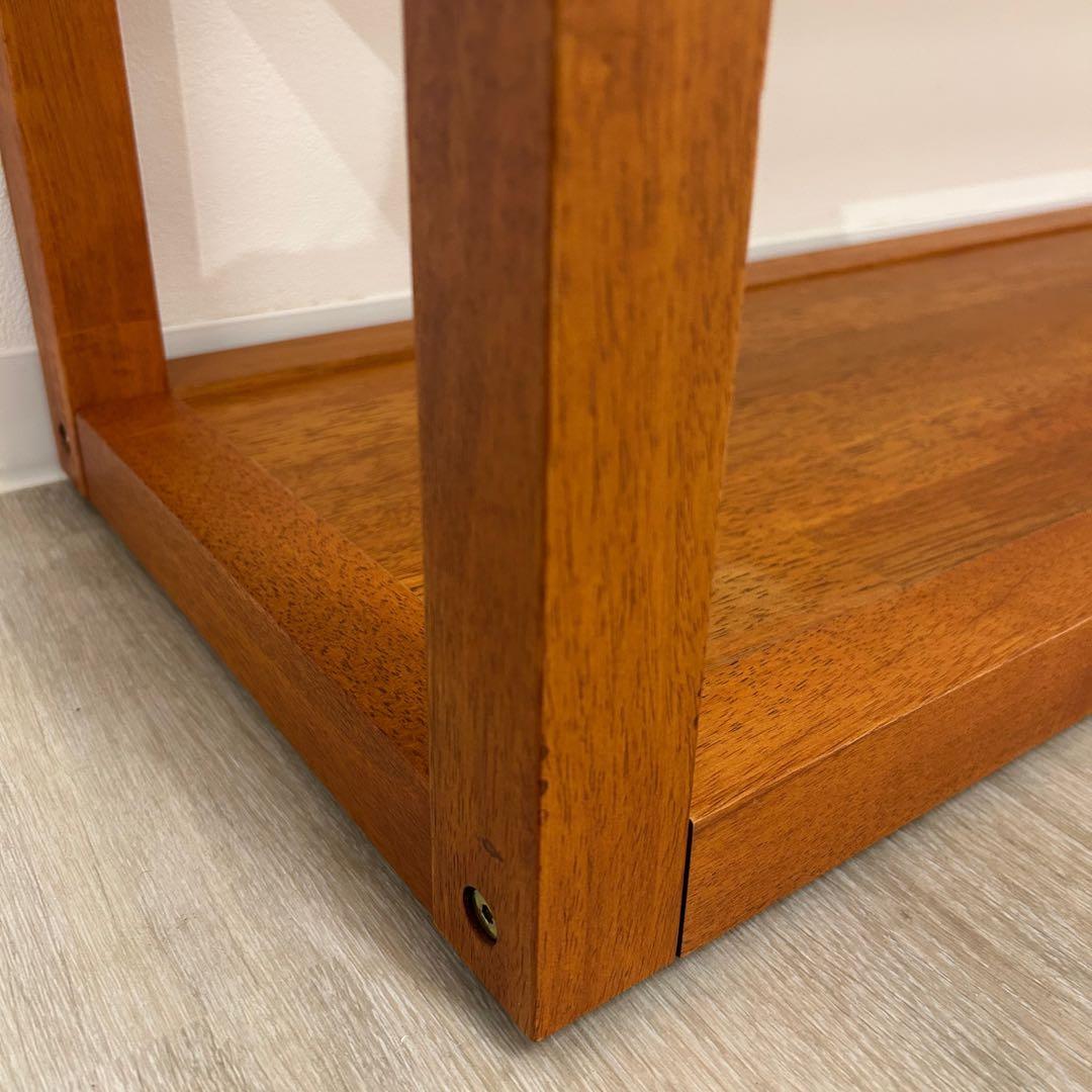 展示品☆木製ディスプレイラック オープンラック ガラス棚 北欧風 陳列棚棚 什器