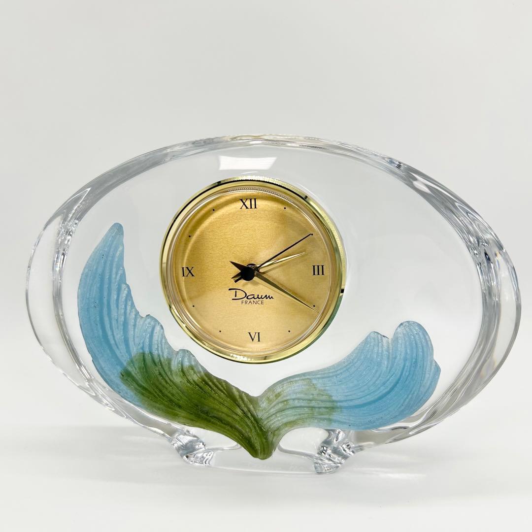 Daum Franceドームフランス ヴィンテージ クリスタル 置時計