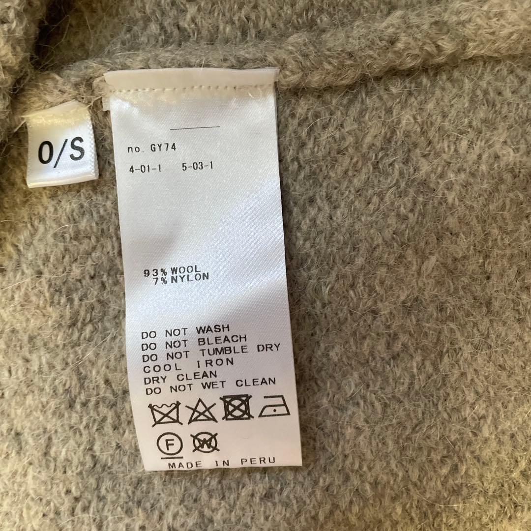 ローレンマヌージアンCAPOTEフードロングコートグレージュ